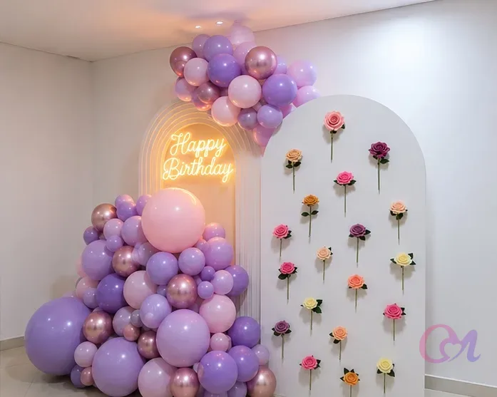 Paradise Party setup