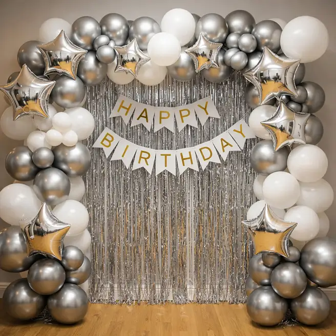 Luxury Birthday Balloon Decor