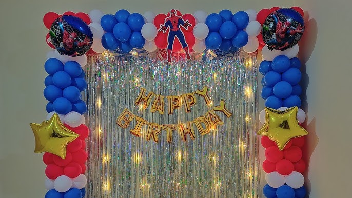 Spiderman Theme Decoration