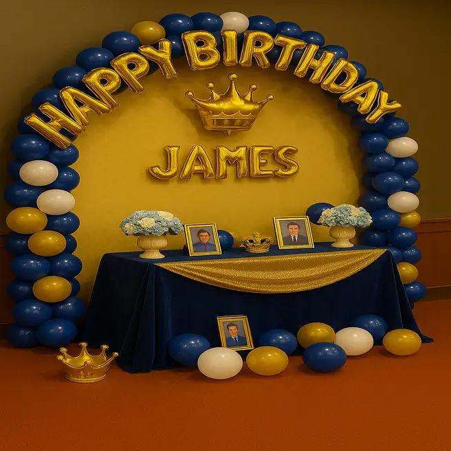 Majestic Birthday Balloon Display image 3