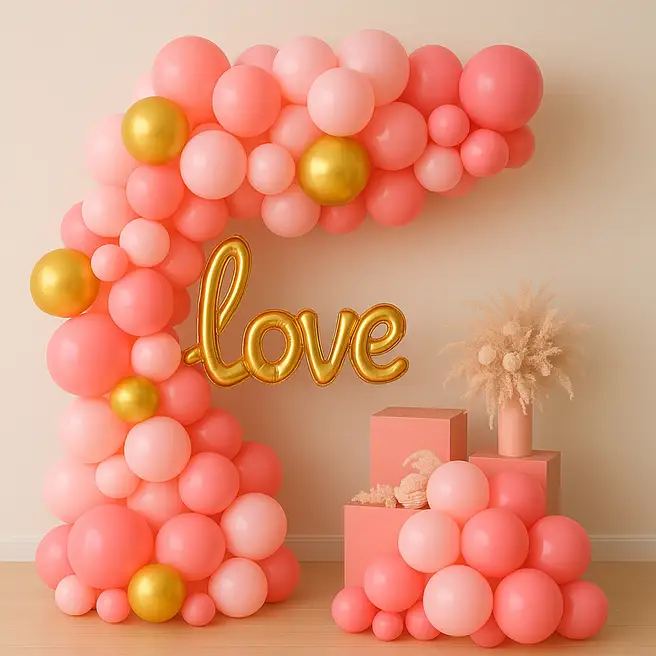 Romantic  Love Balloon Decor image 3