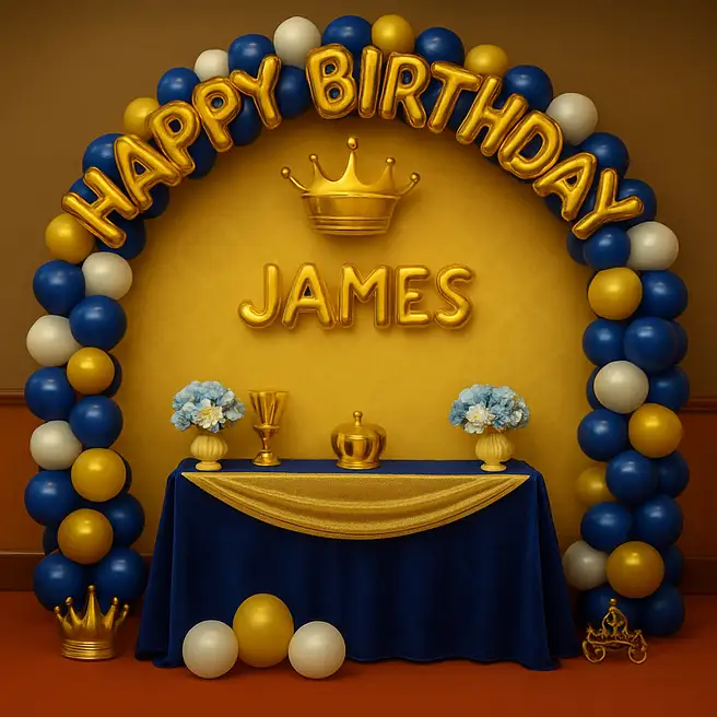 Majestic Birthday Balloon Display image 5