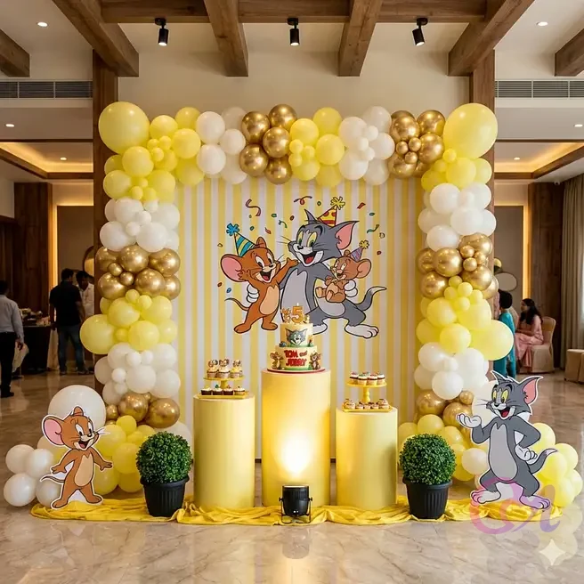 Kids Cartoon Birthday Decoration